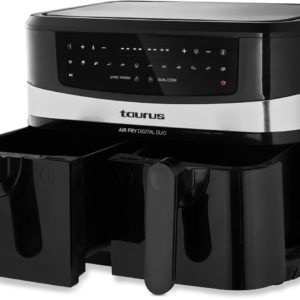 TAURUS FRITEUSE SANS HUILE DOUBLE BAC - AIRFRY DIGITAL DUO 973980000